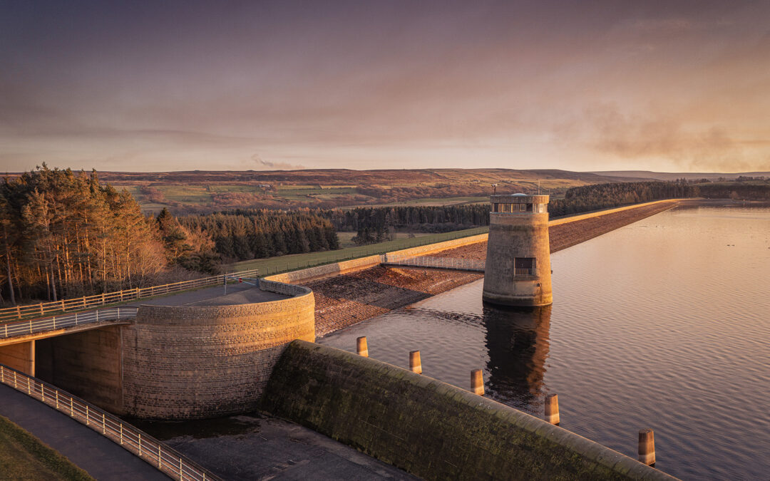 Last light over the moors