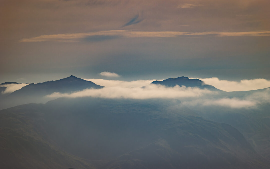 To Skiddaw summit cloud inversion